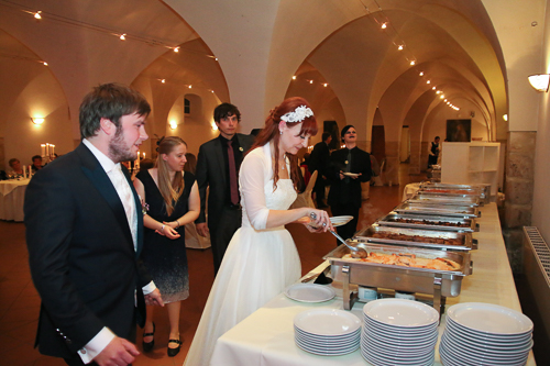 am buffet im herrenhaus