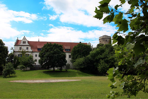 schloß schkopau aus der Ferne