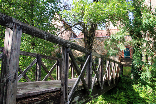 verwunschene brücke an der wasserburg zu gommern